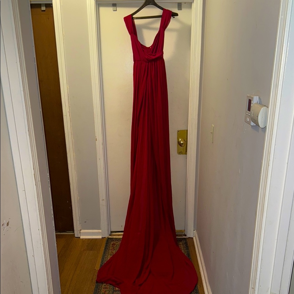 Gorgeous sheer photo shoot flowy dress! Size Large